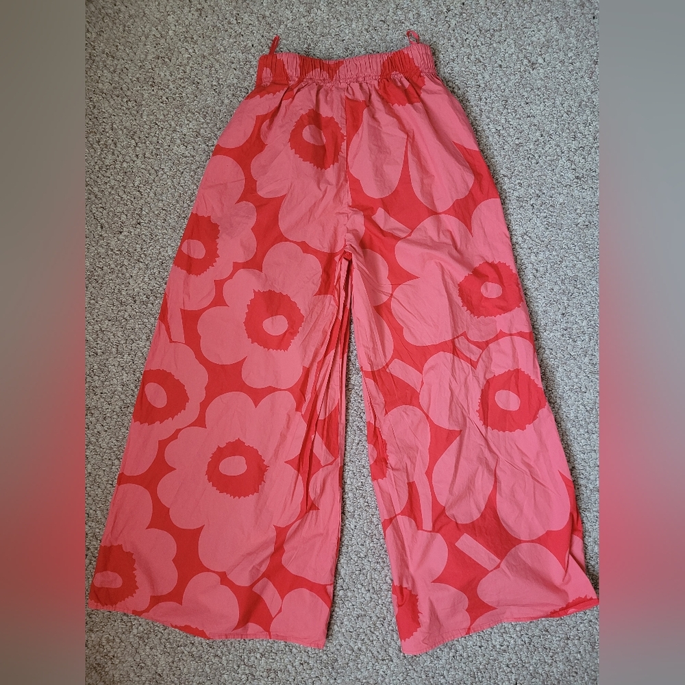 Marimekko Voimakukka Uniko Red Pants - Picture 8 of 10